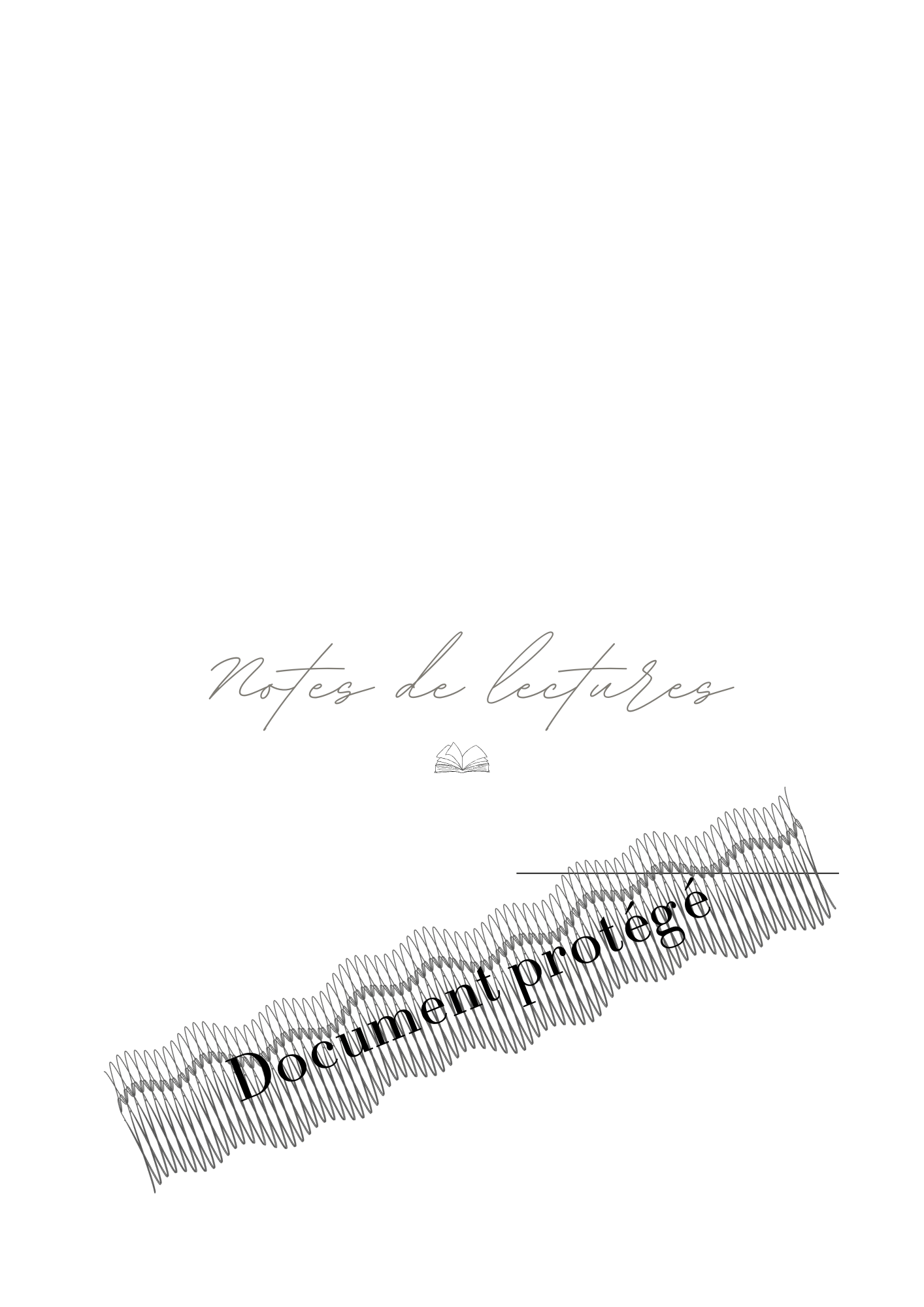 Journal de Lecture - Personnalisé - collection Wellness - Haute Papeterie