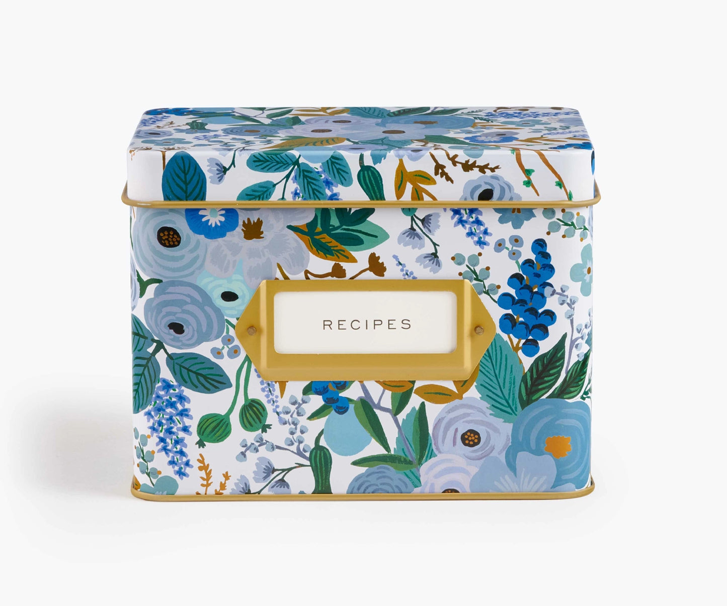 Boîte à recettes Garden Party Bleu - Rifle Paper
