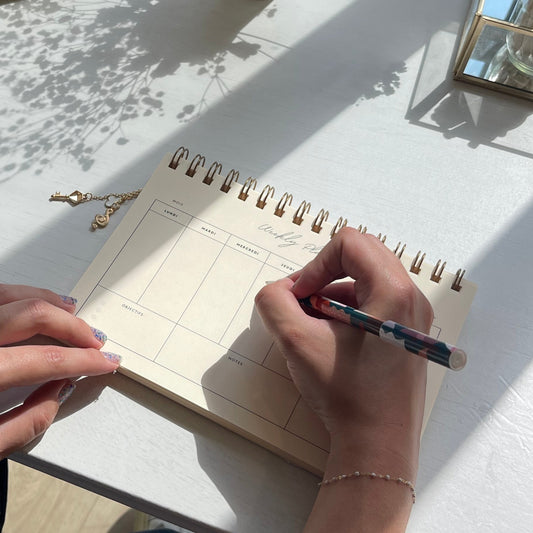 Weelkly Planner à personnaliser