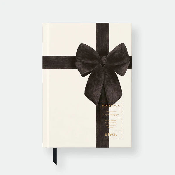 Carnet Black Bow - Hardcover notebook A5 - All the ways to say