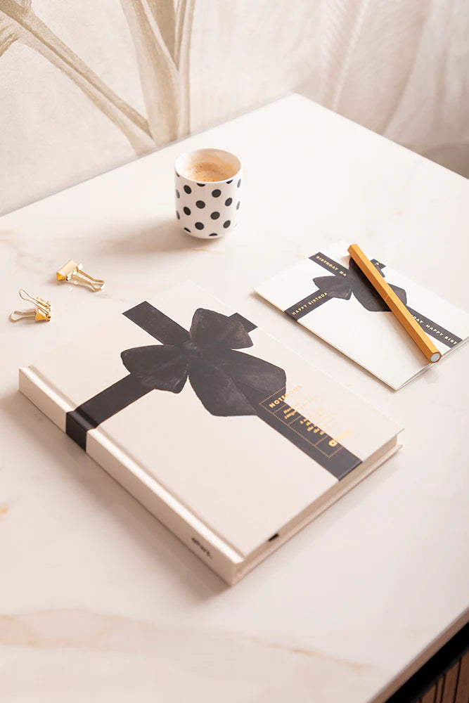 Carnet Black Bow - Hardcover notebook A5 - All the ways to say