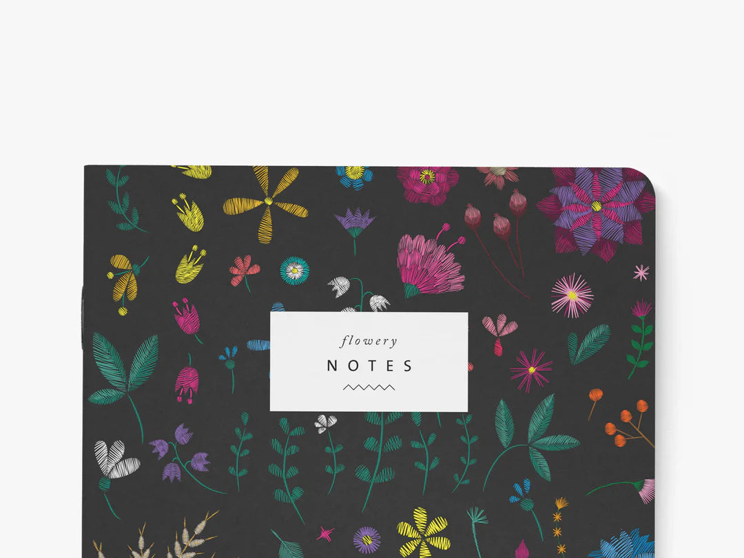 Carnet De Notes Fleurs - Typealive