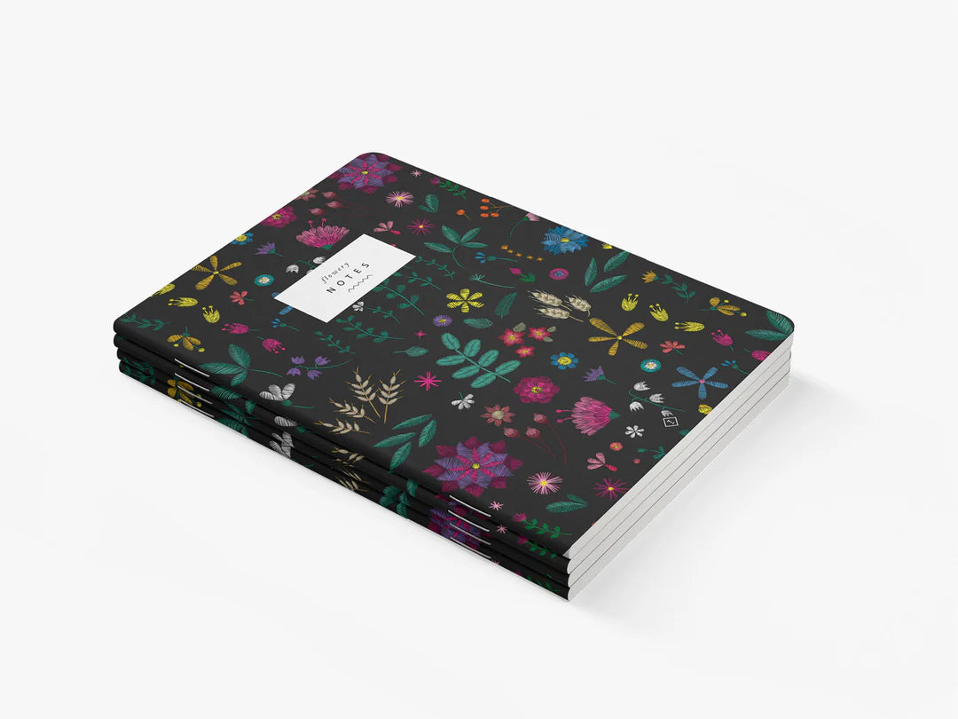 Carnet De Notes Fleurs - Typealive