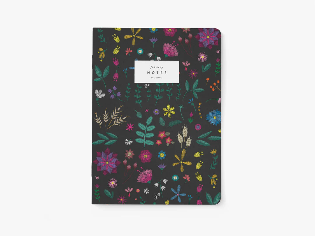 Carnet De Notes Fleurs - Typealive