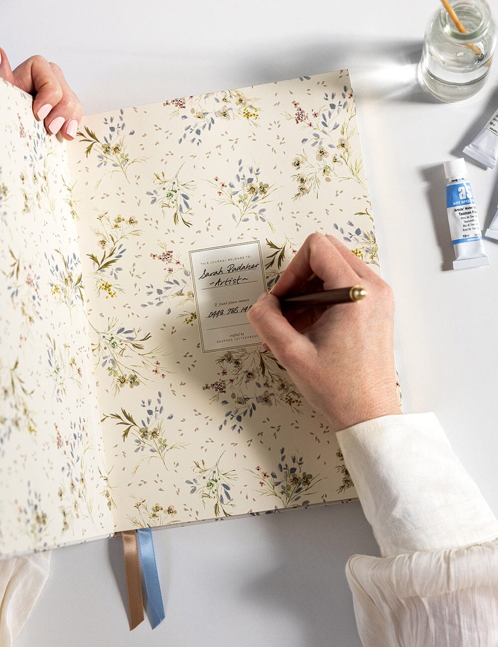 Carnet de croquis - Waxflower - Bespoke Letterpress