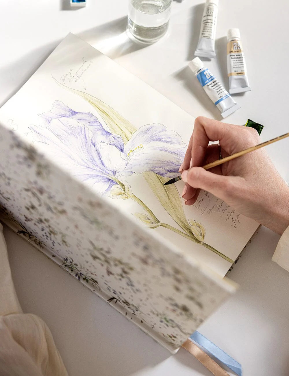 Carnet de croquis - Waxflower - Bespoke Letterpress
