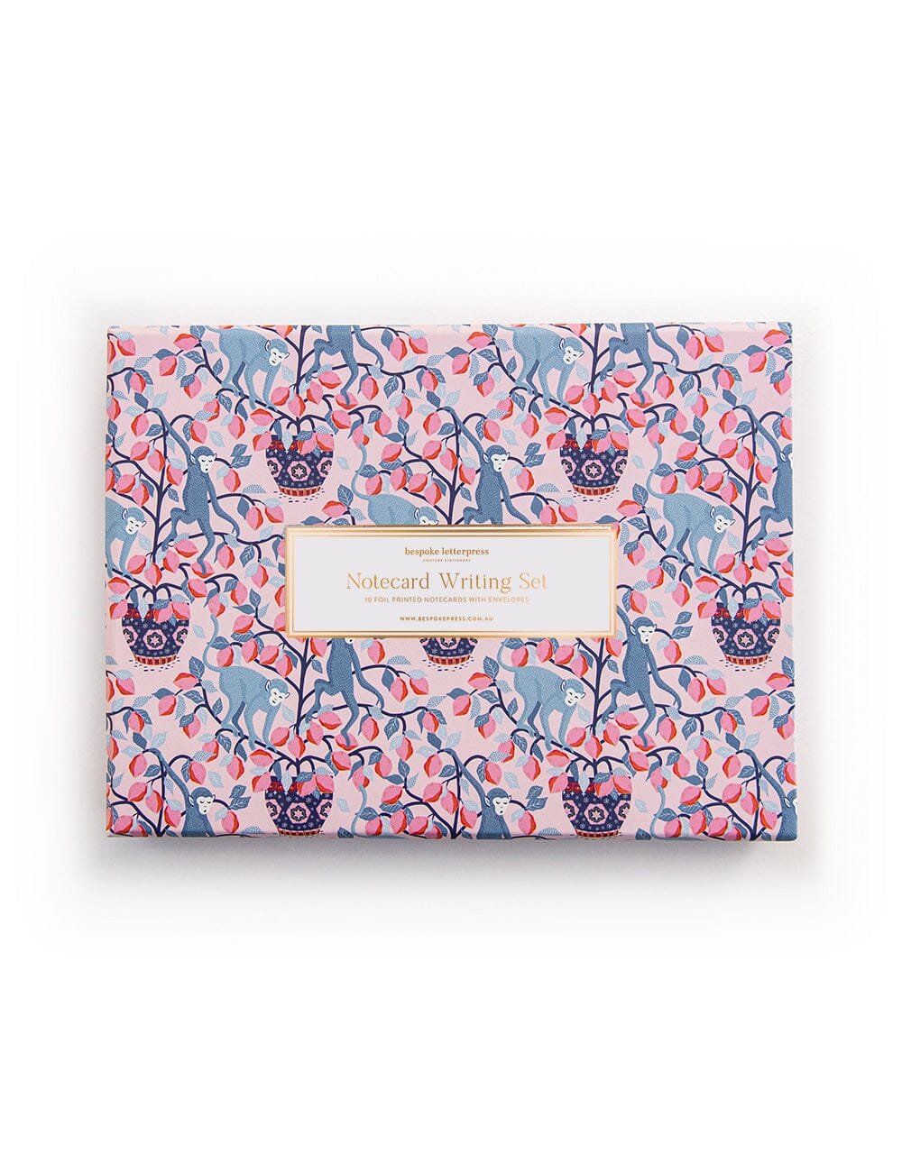 Coffret de cartes Monkeys & Lemons - Bespoke Letterpress