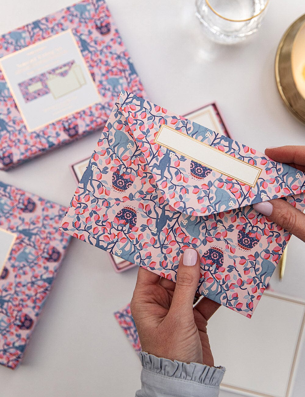 Coffret de cartes Monkeys & Lemons - Bespoke Letterpress