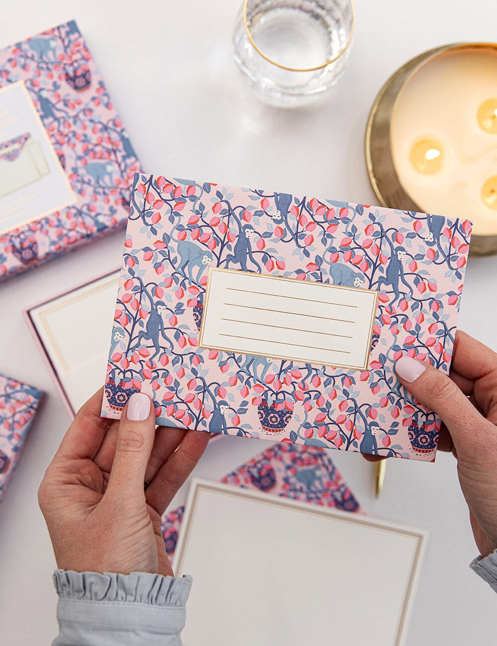Coffret de cartes Monkeys & Lemons - Bespoke Letterpress