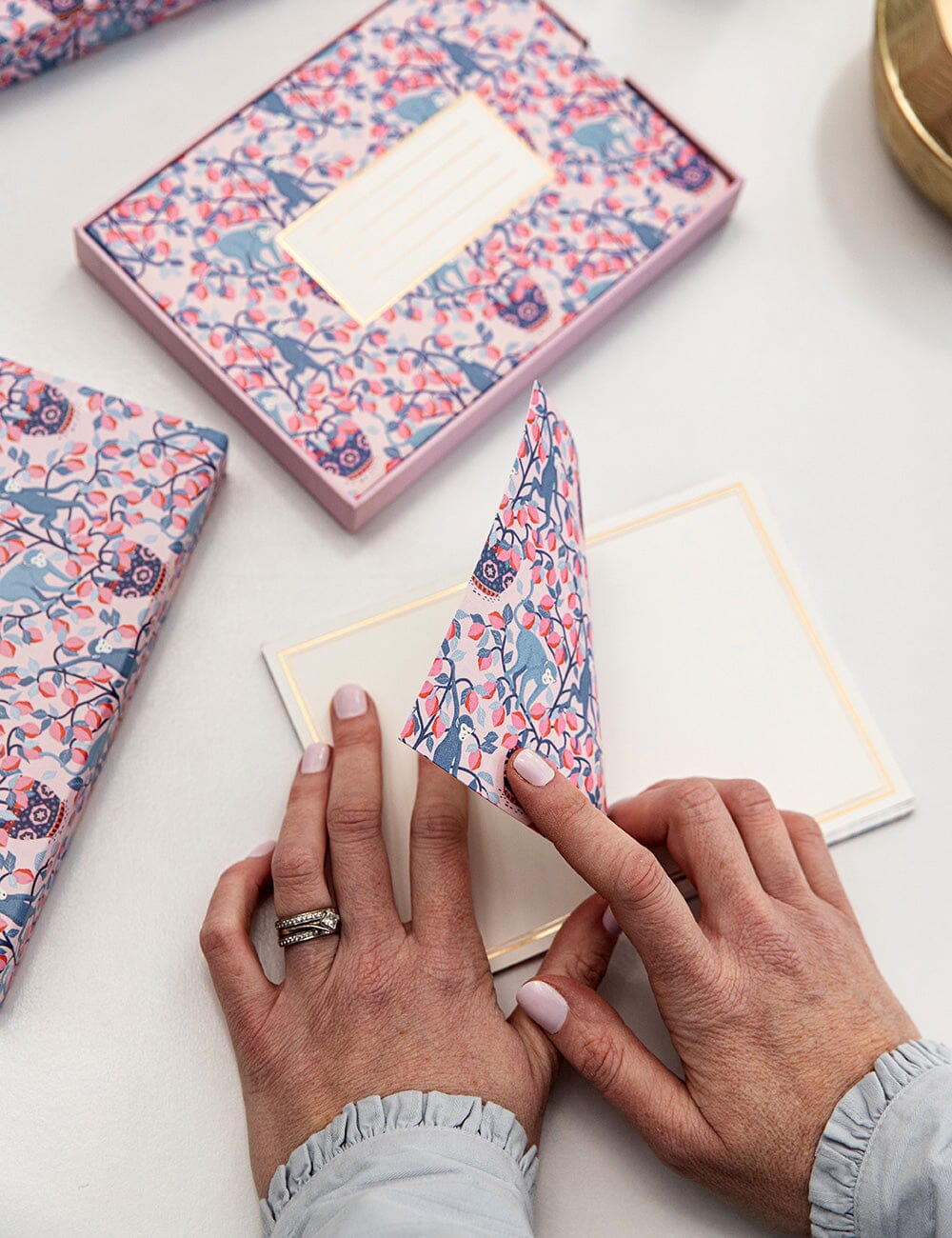 Coffret de cartes Monkeys & Lemons - Bespoke Letterpress