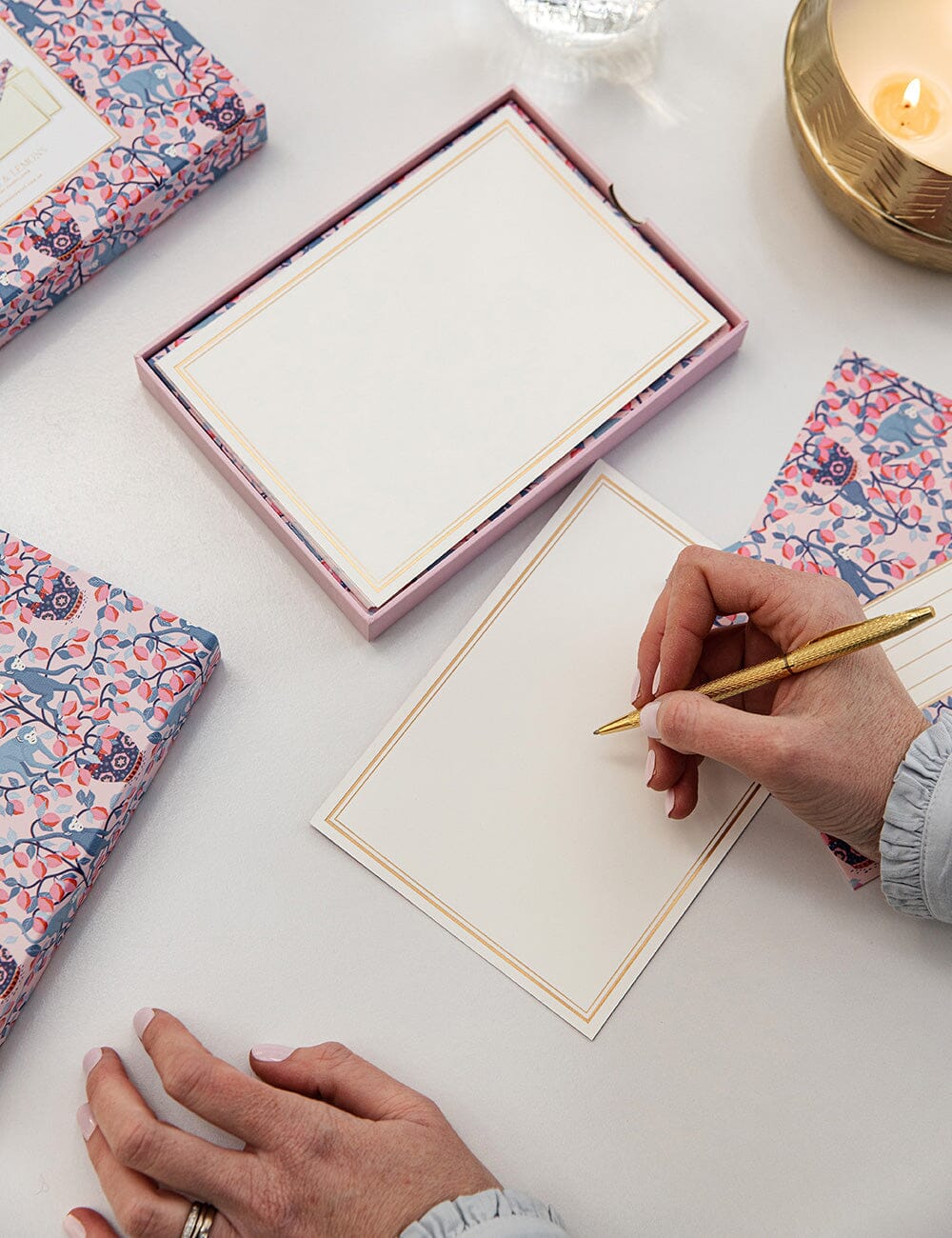 Coffret de cartes Monkeys & Lemons - Bespoke Letterpress