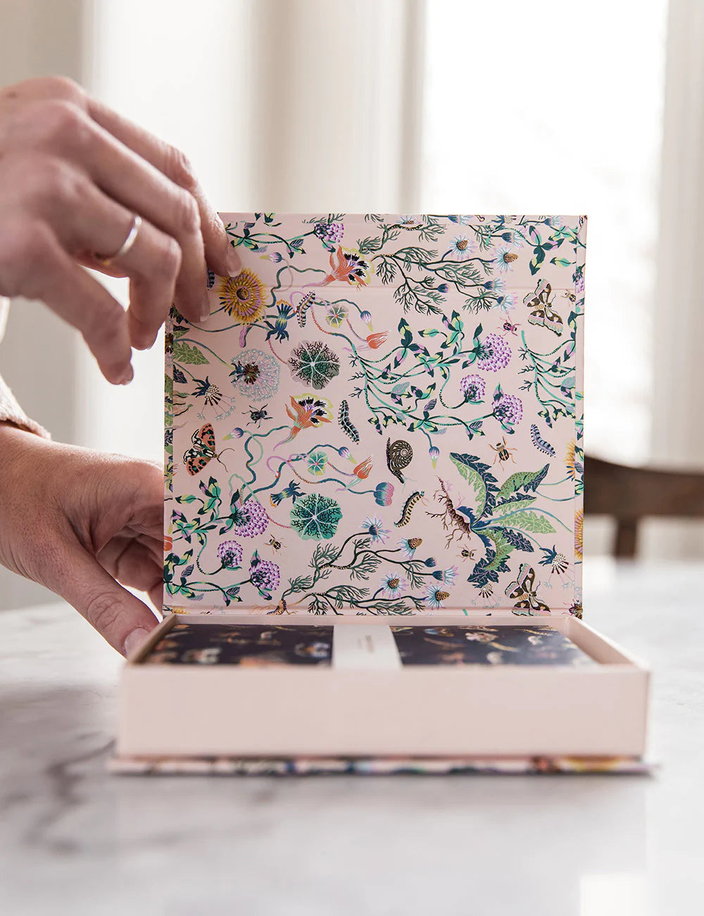 Coffret de 10 cartes - Crème Wondergarden - Bespoke Letterpress