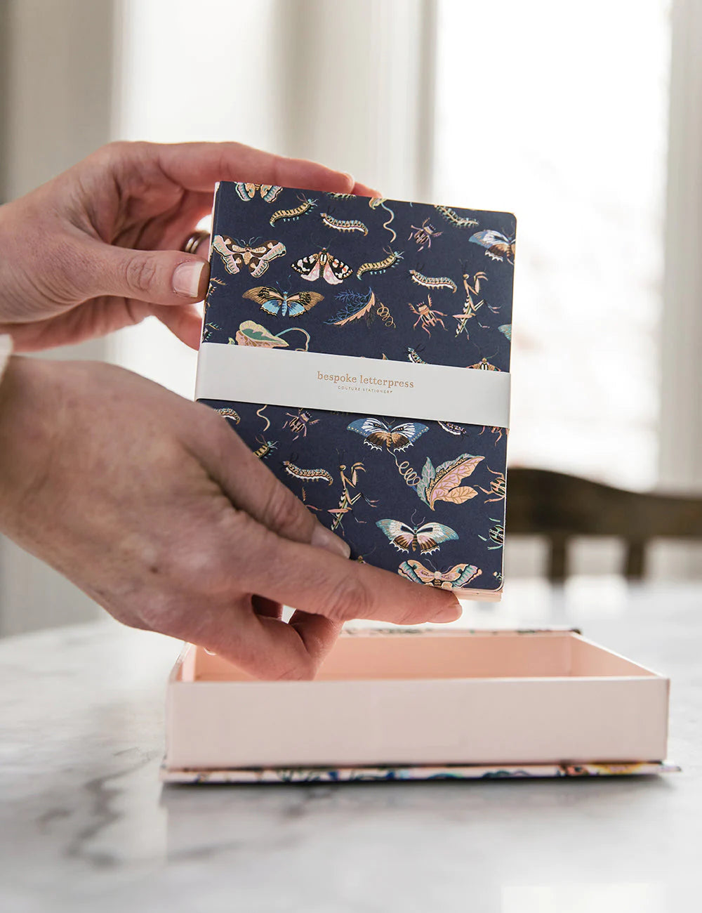 Coffret de 10 cartes - Crème Wondergarden - Bespoke Letterpress