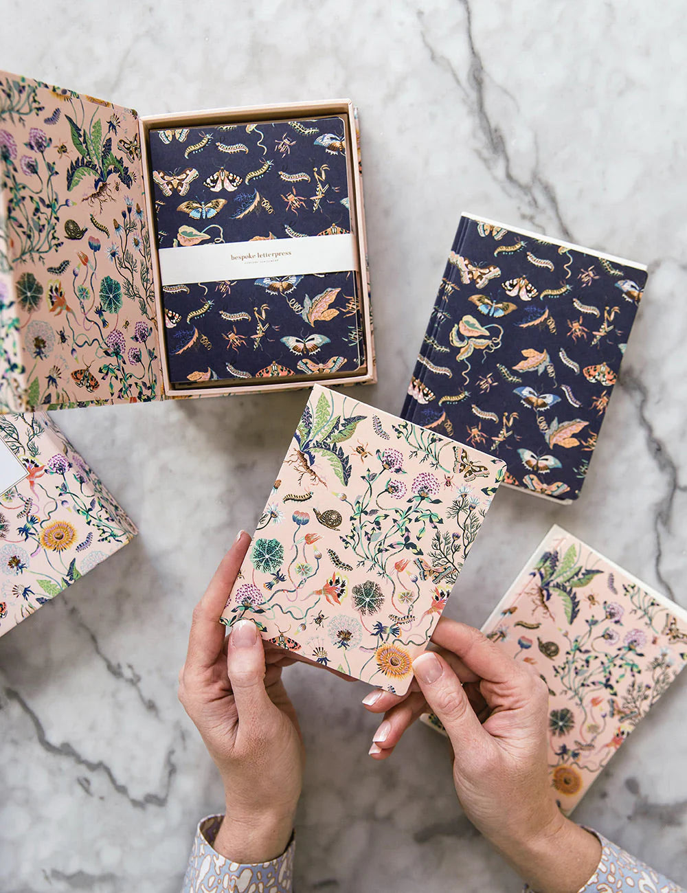 Coffret de 10 cartes - Crème Wondergarden - Bespoke Letterpress