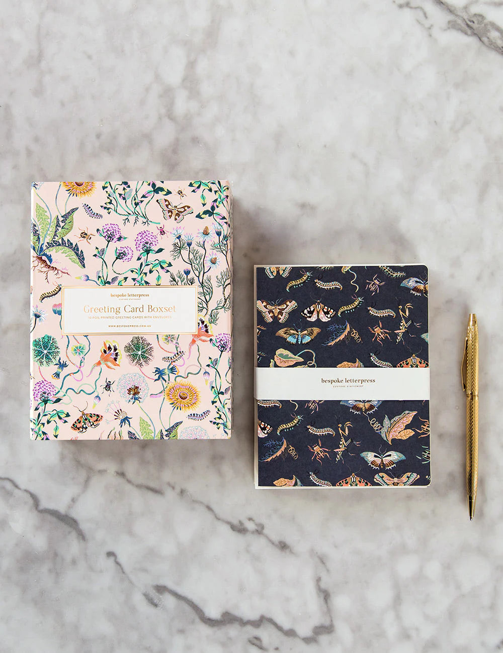Coffret de 10 cartes - Crème Wondergarden - Bespoke Letterpress