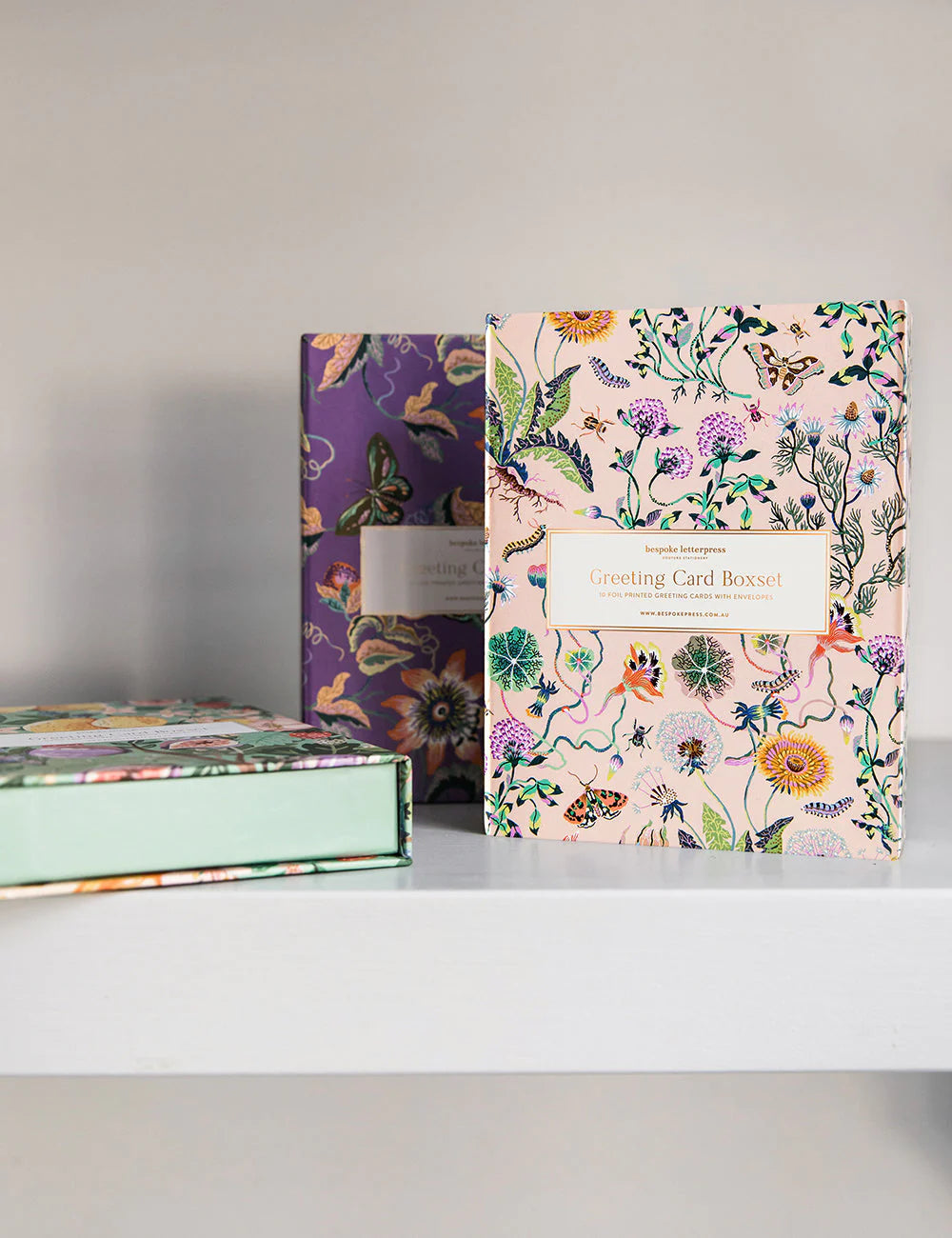Coffret de 10 cartes - Crème Wondergarden - Bespoke Letterpress