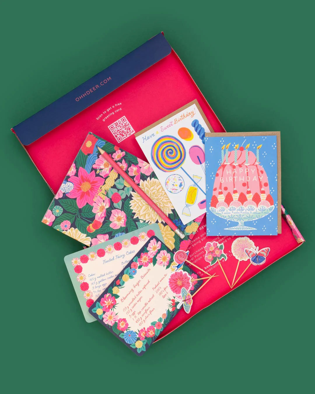 Papergang : Une box de papeterie - A Floral Bake - Ohh Deer