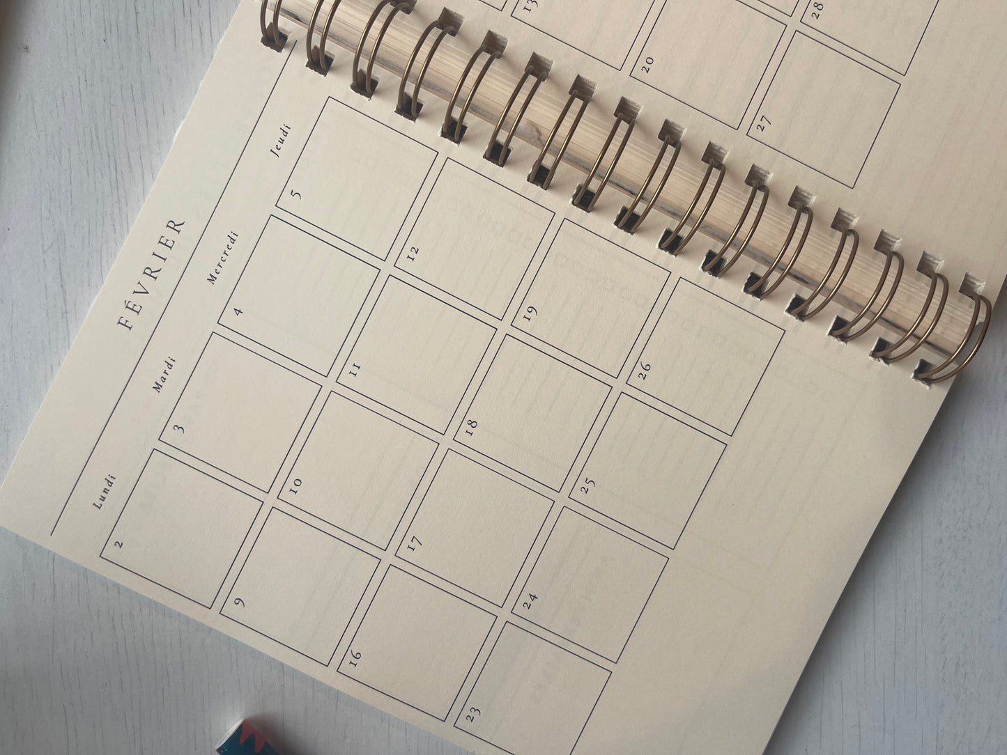 Agenda 17 mois à personnaliser