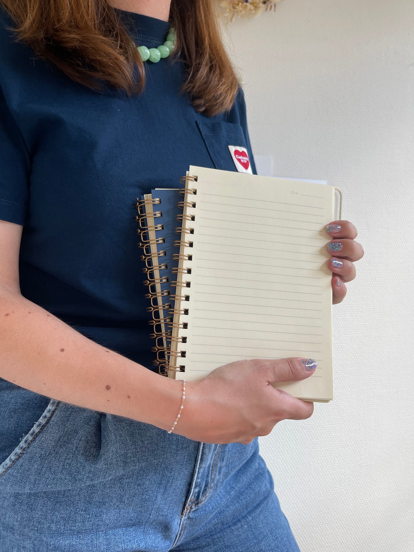 Carnet Blanc 75 feuillets - Personnalisé - collection Le Complice - Haute Papeterie (Copie)