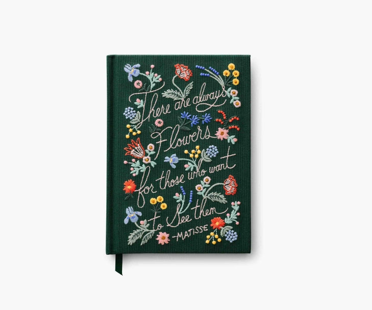 Journal Brodé - There Are Always Flowers - Rifle Paper