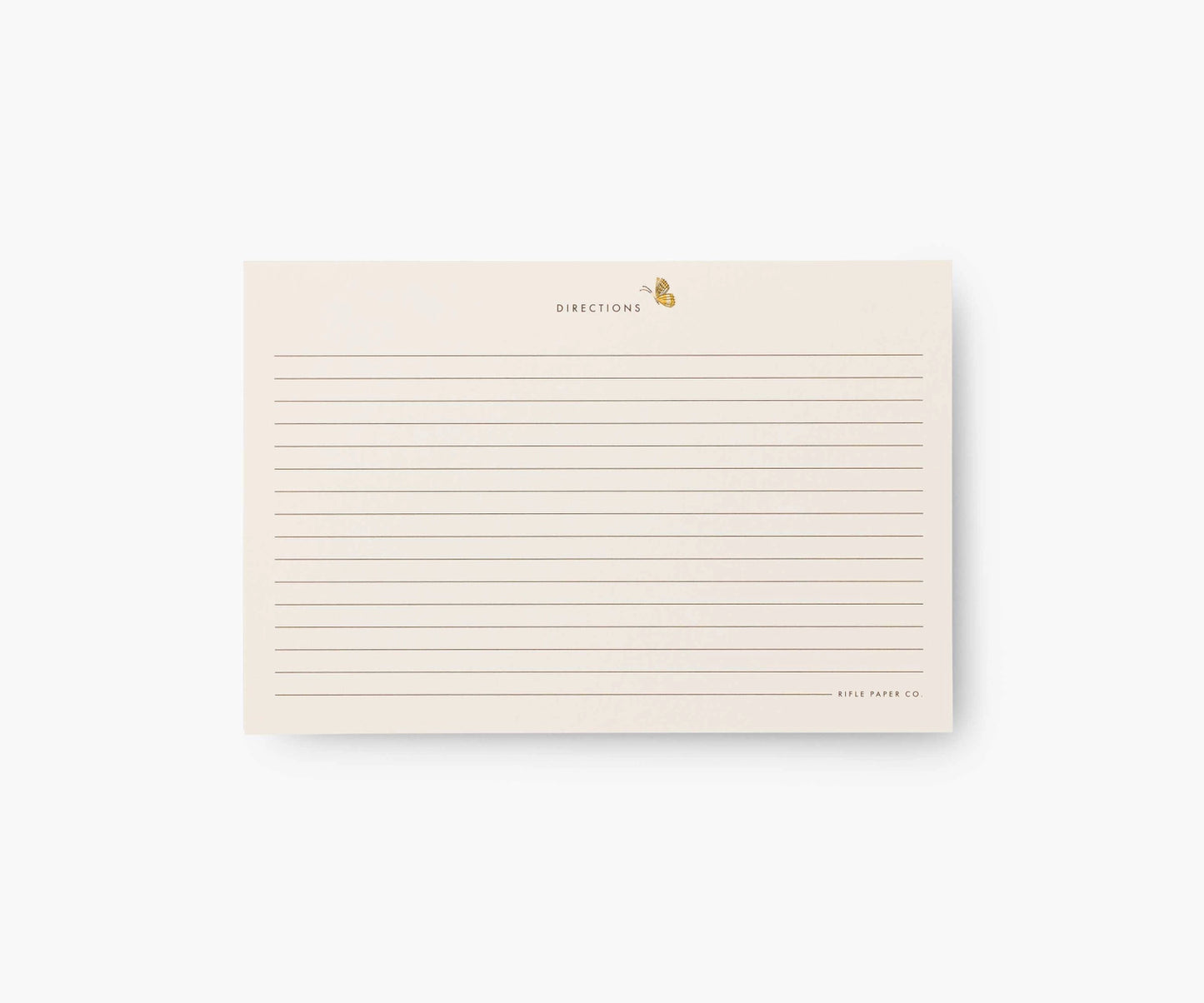 Lot de 12 fiches de recettes Mayfair - Rifle Paper