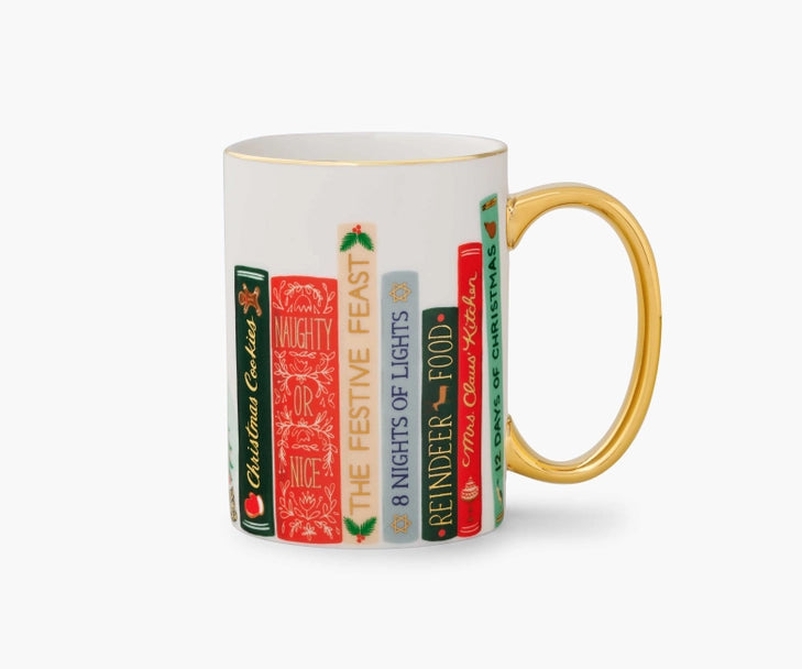 Mug Festive Book Porcelaine- Rifle Paper Co