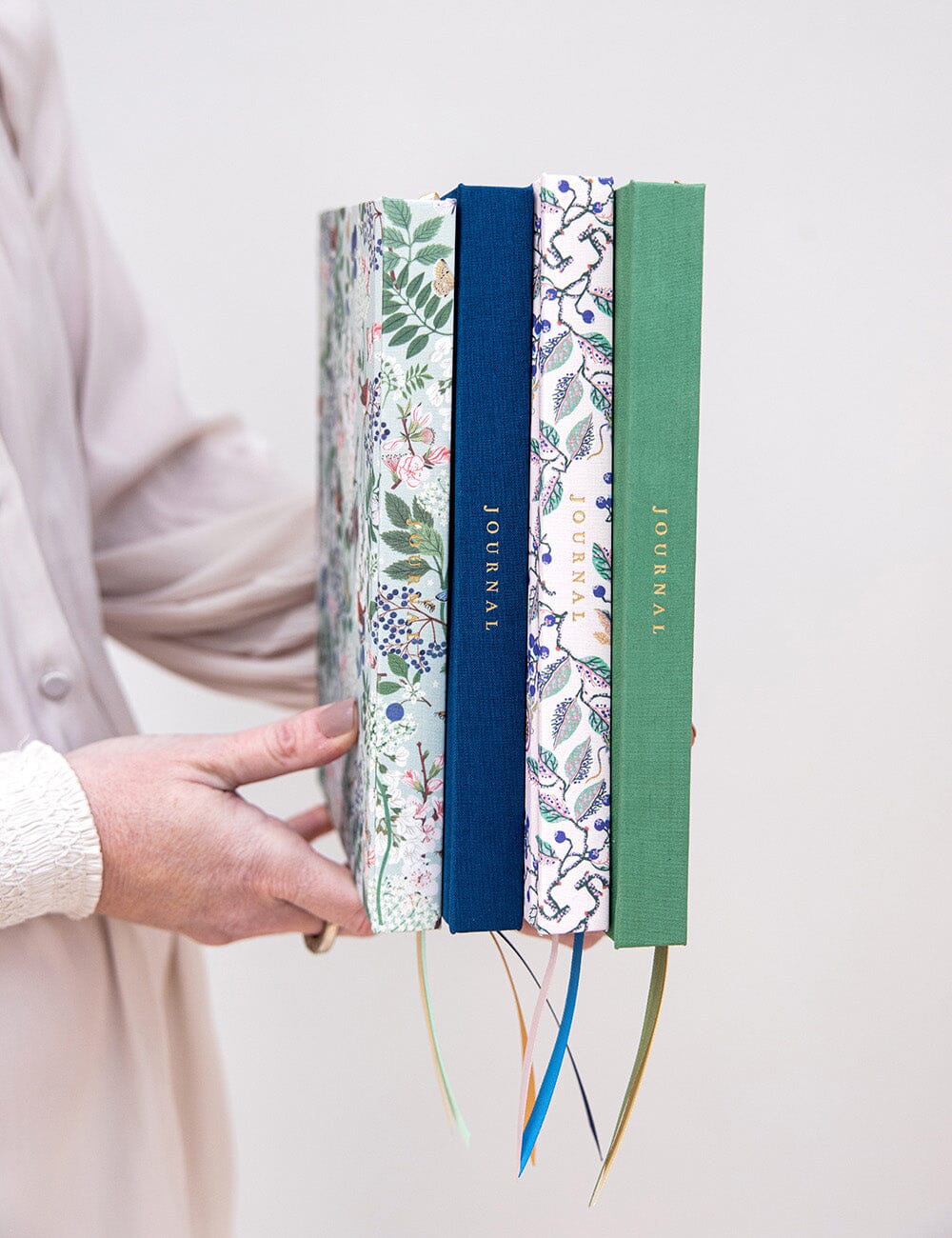 Journal en lin - Bleu Marine - Bespoke Letterpress