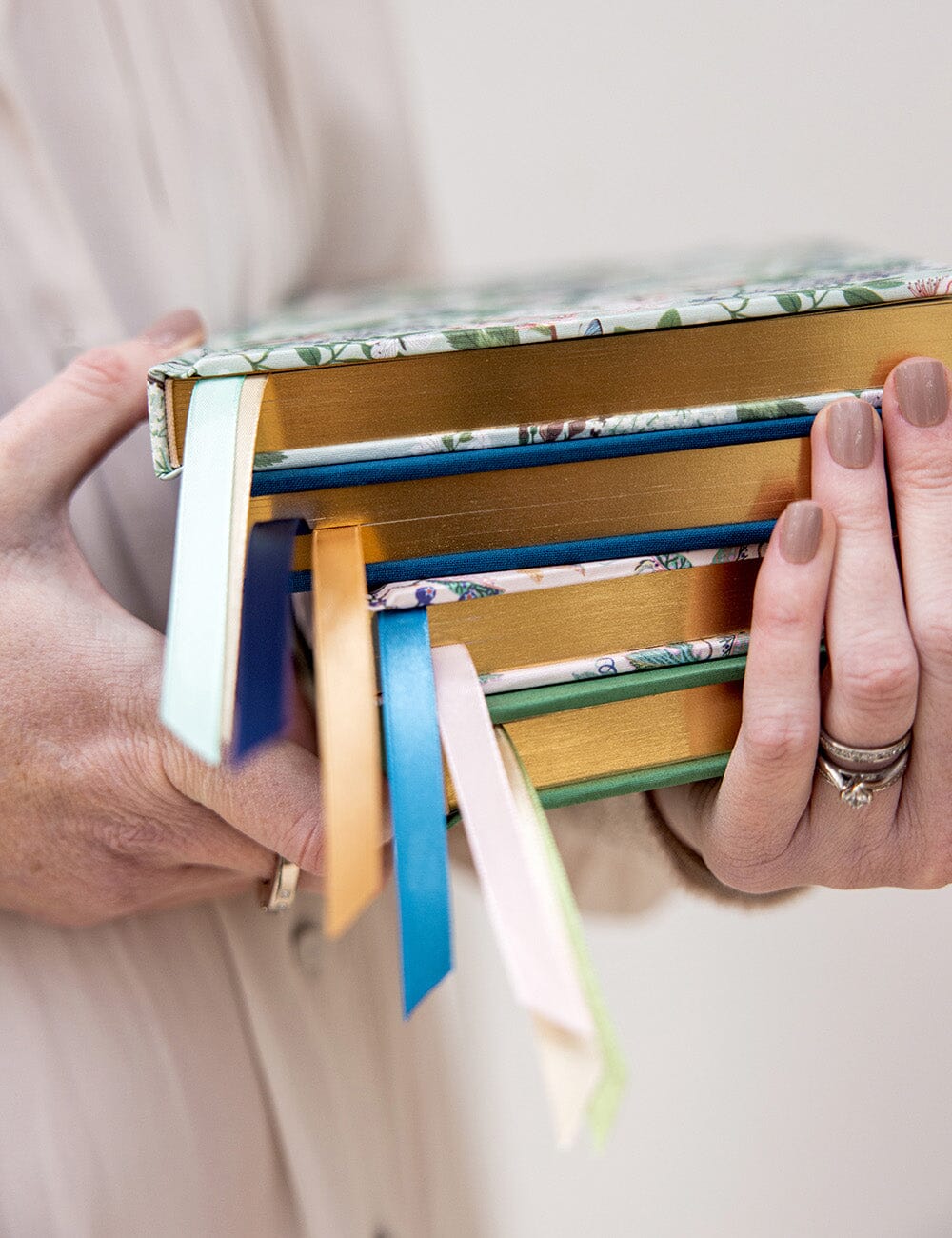 Journal en lin - Bleu Marine - Bespoke Letterpress