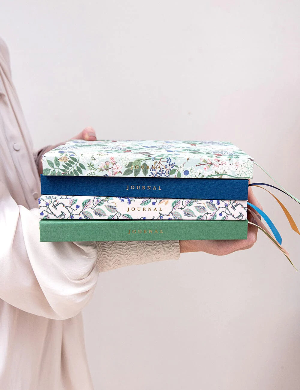 Journal en lin - Bleu Marine - Bespoke Letterpress