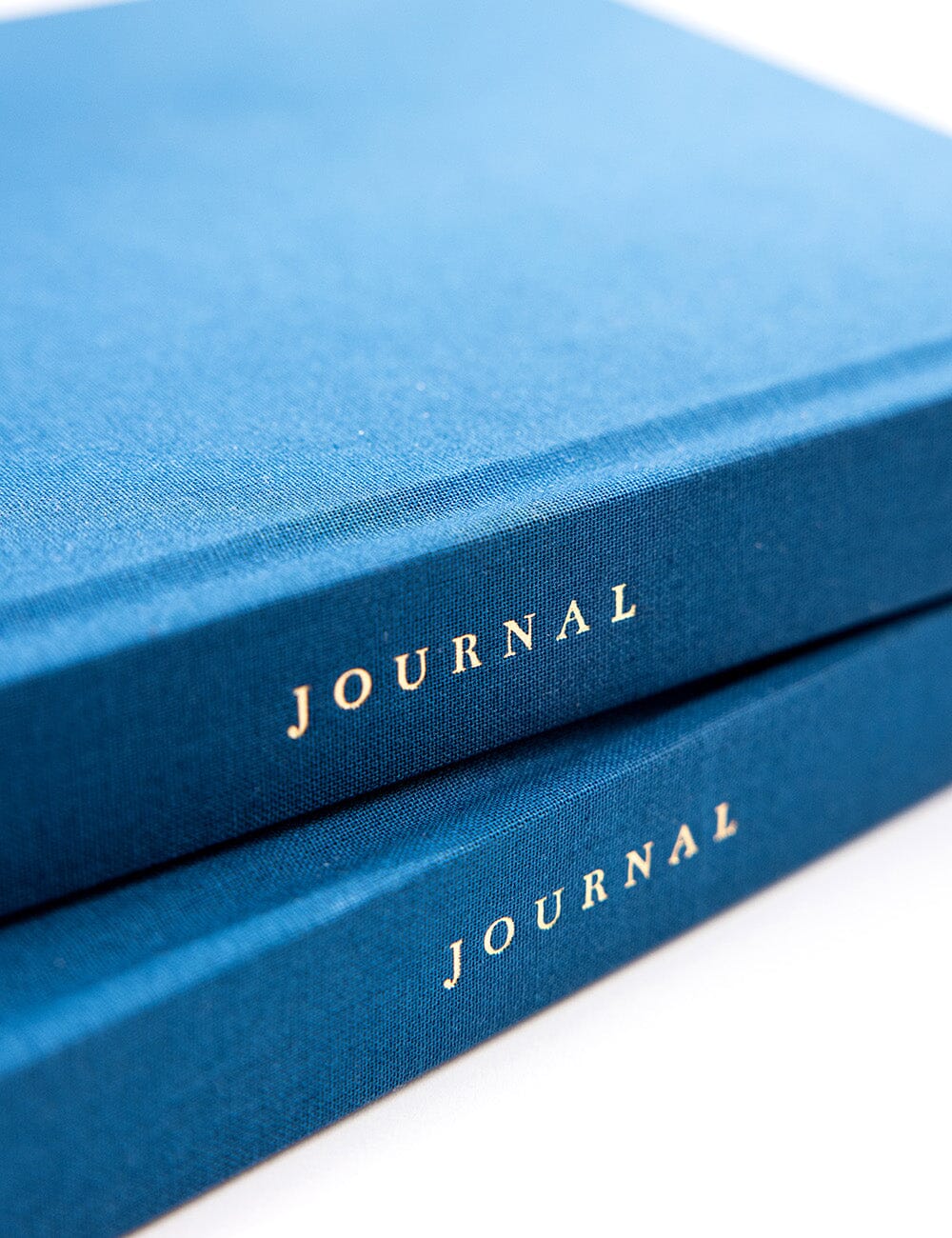Journal en lin - Bleu Marine - Bespoke Letterpress