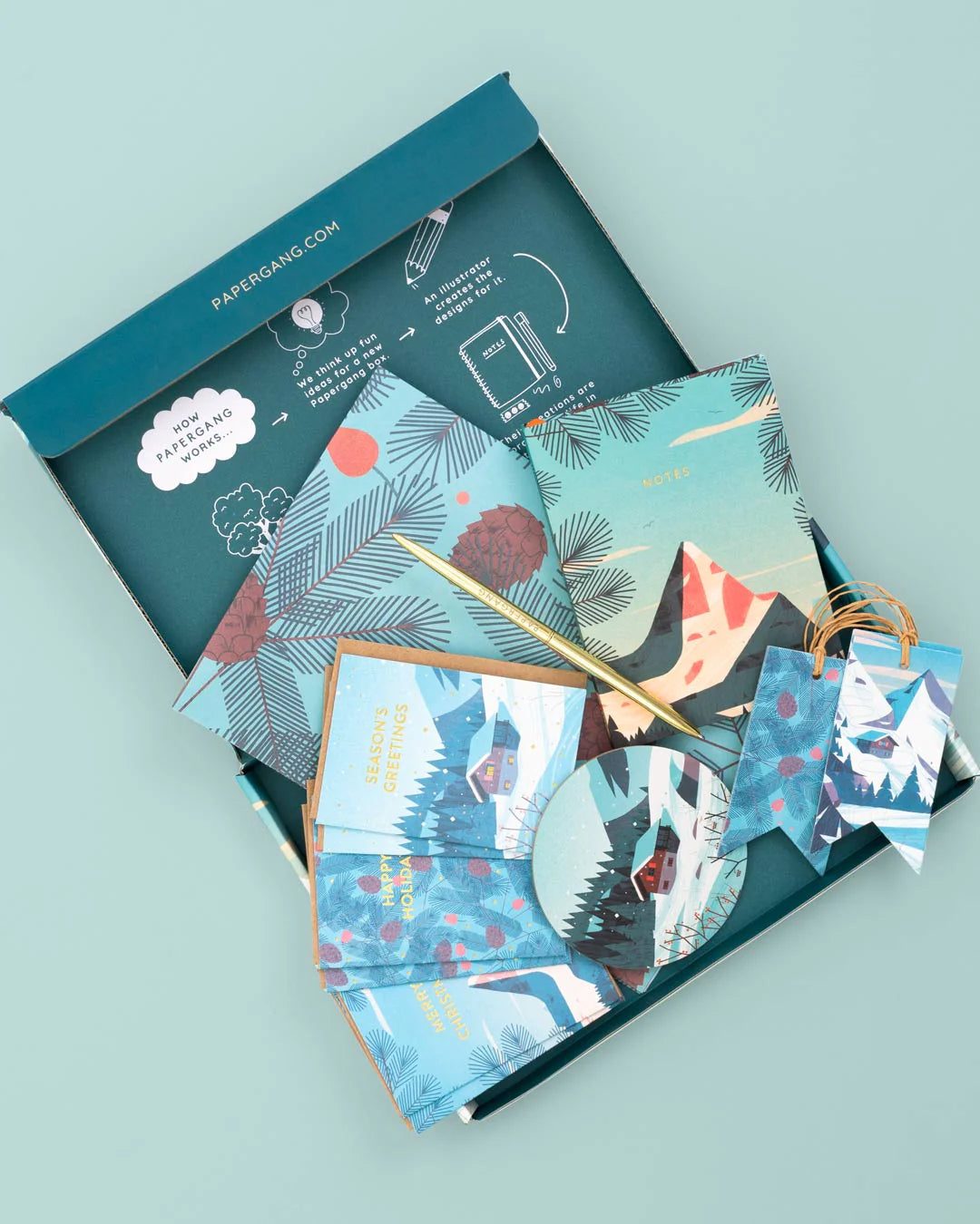 Papergang : Une box de papeterie - Alpine Explorer - Ohh Deer