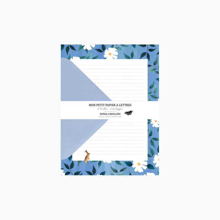 Papier à Lettres - Lapin - Sonia Cavallini