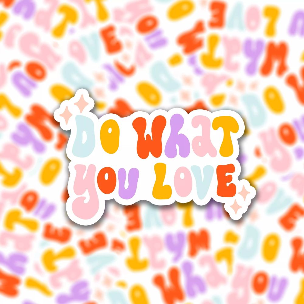 Sticker - positive quote - do - Muchable