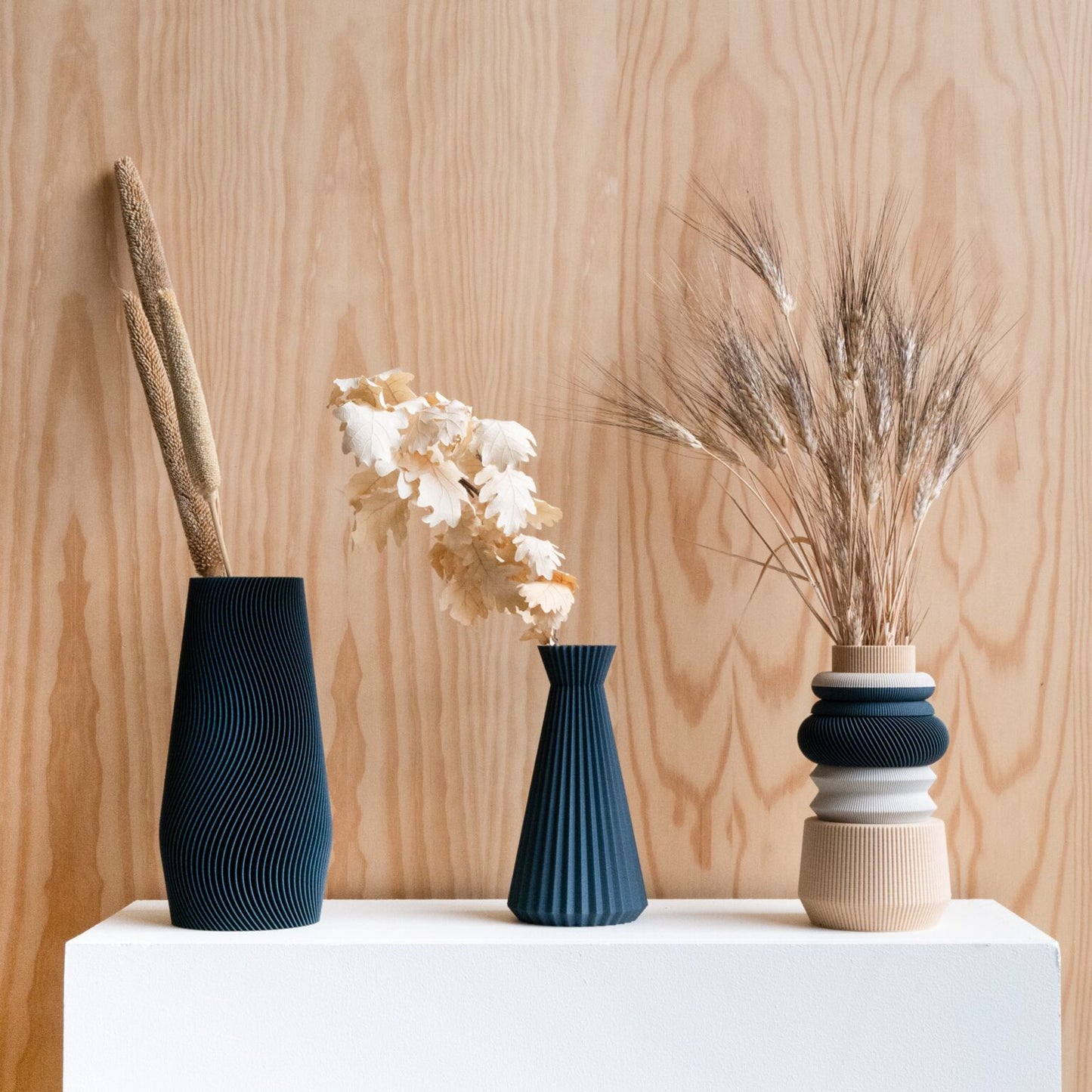 Vase Vague Bleu - Minimun Design