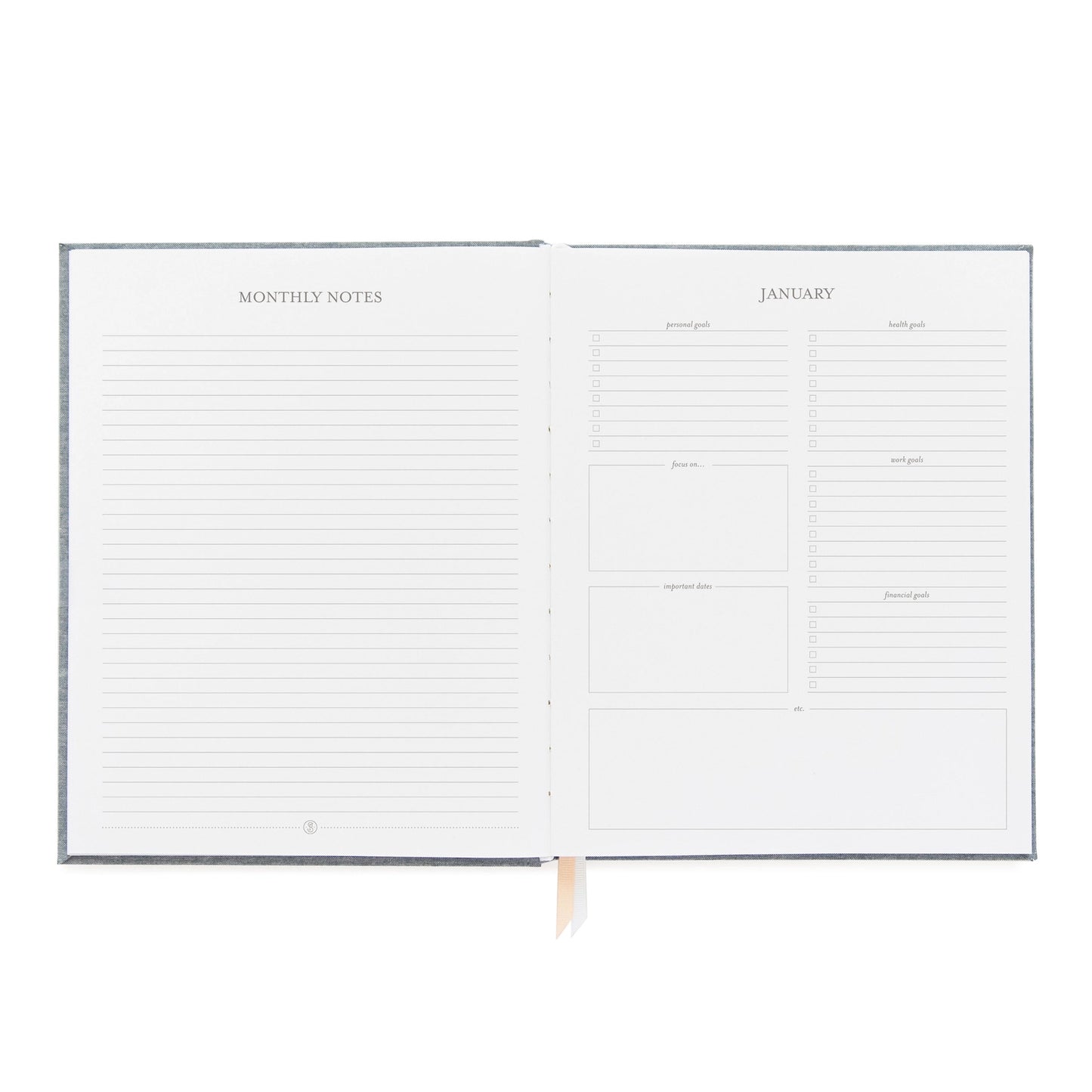 Agenda 2024 Gris - Sugar Paper
