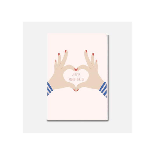 Carte Coeur D'anniversaire - Pascale Editions
