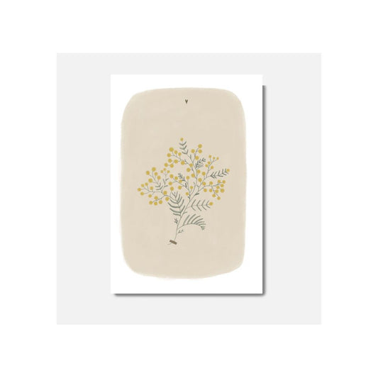 Carte Branche de Mimosa - Pascale Editions