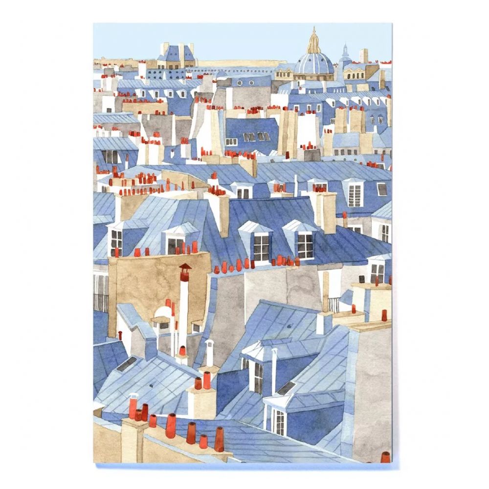 Carnet Blanc - Toits de Paris - Quartier Libre