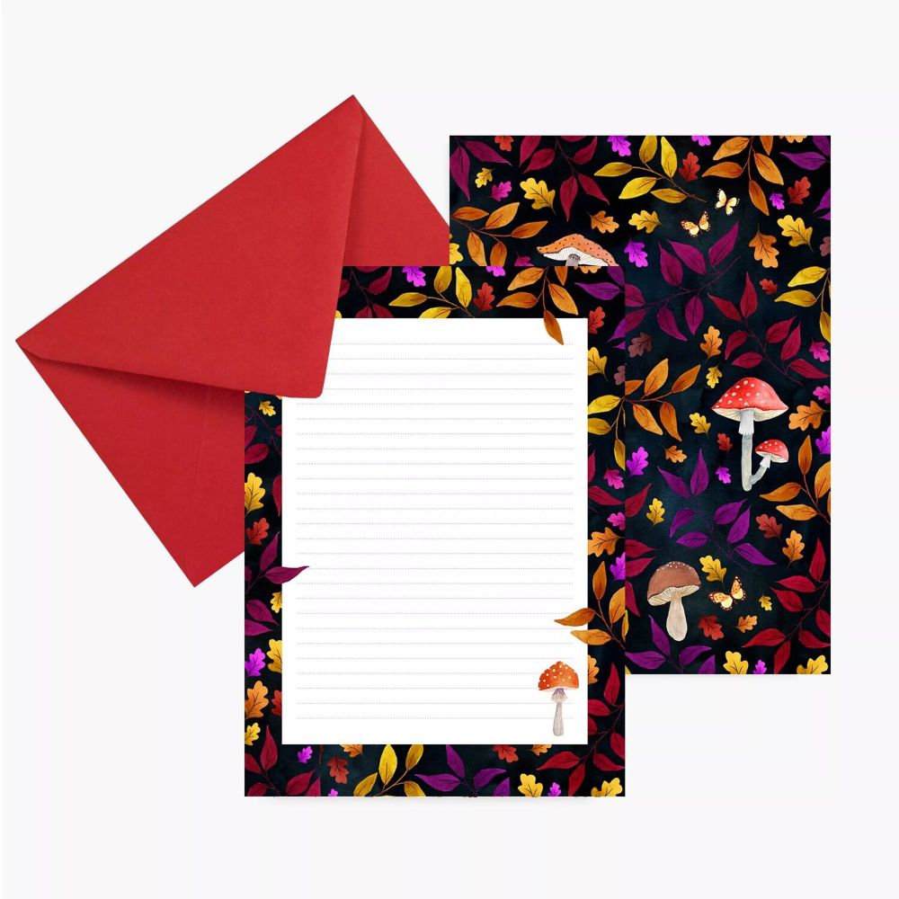 Papier à Lettres - Champignons - Sonia Cavallini