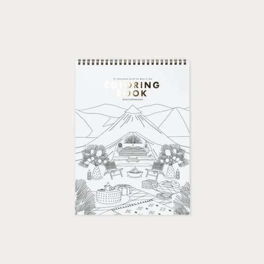 Livre de coloriage Bliss & Botanicals - All The Ways To Say