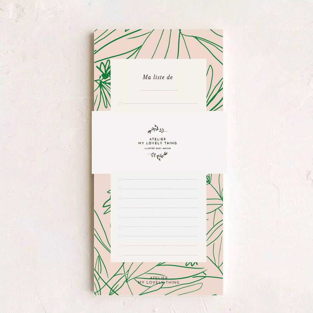 Bloc-Notes Feuillage - My Lovely Thing