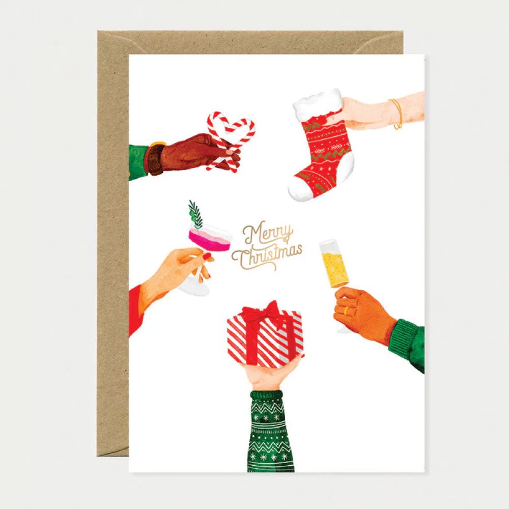 Carte Merry Christmas Cheers - All The Ways To Say