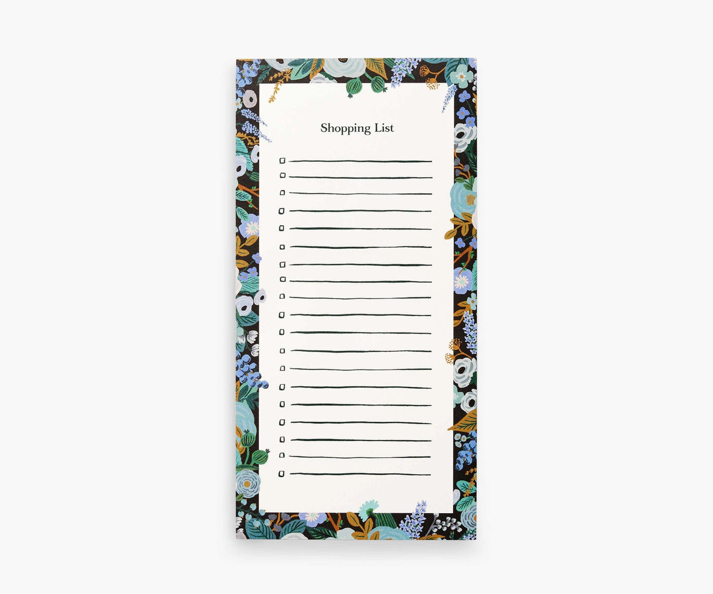 Bloc Note Aimanté Garden Party Bleu - Rifle Paper