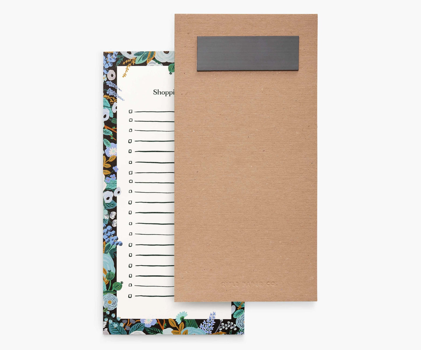 Bloc Note Aimanté Garden Party Bleu - Rifle Paper