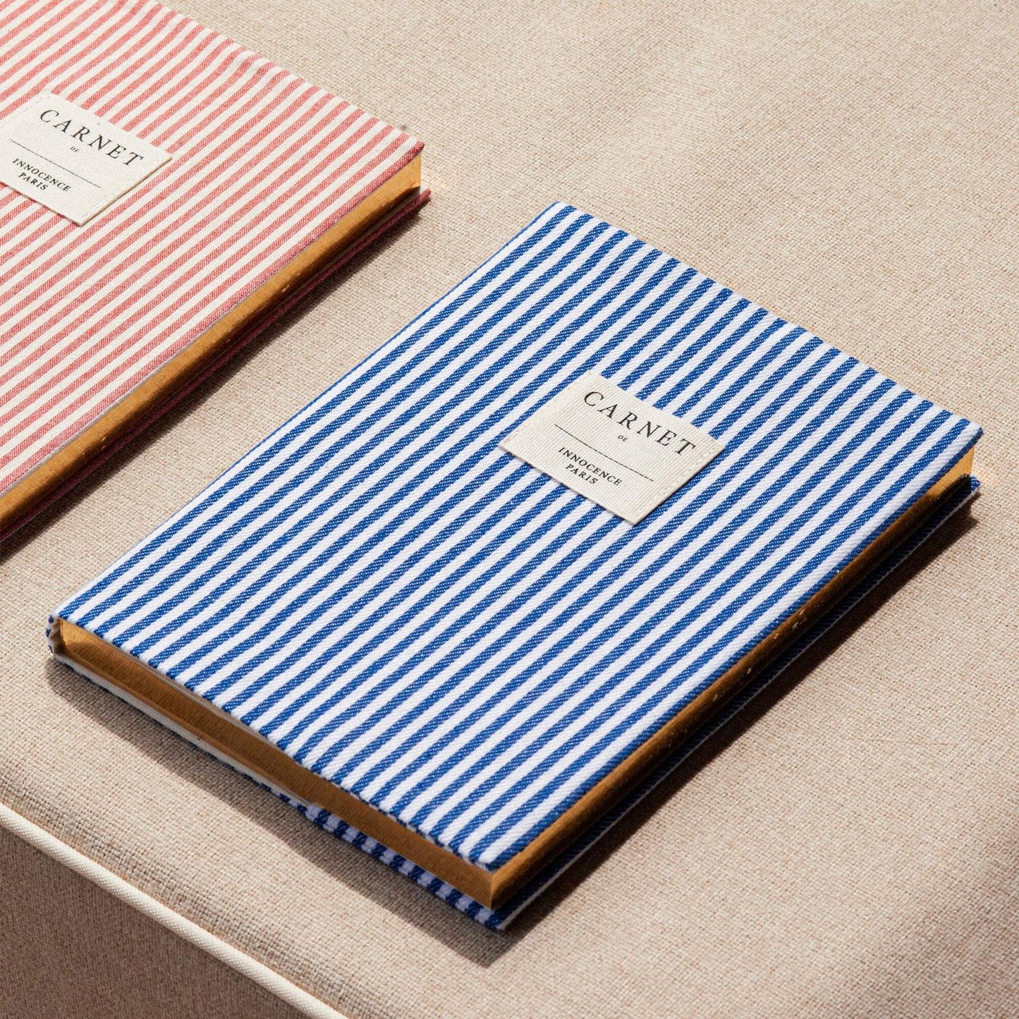 Carnet en Tissu Beau Rivage - Bleu Marine - Innocence