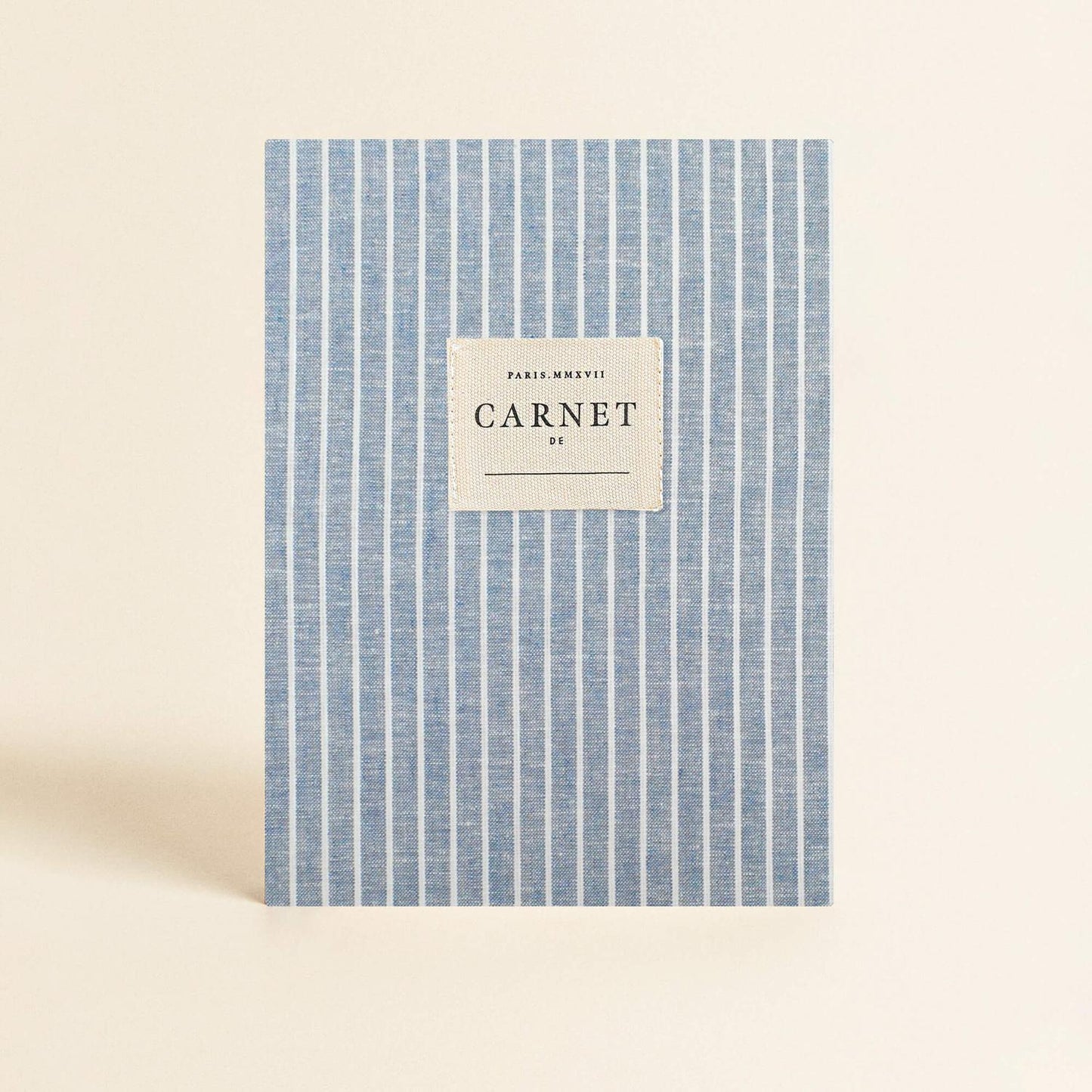 Carnet en Tissu Beau Rivage - Lignes Azur - Innocence