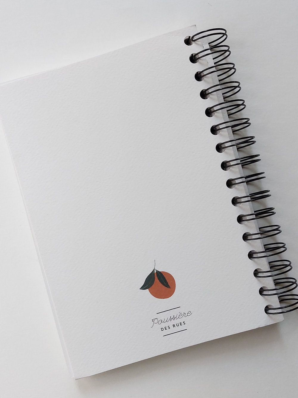 Carnet de recette Orange - Poussière des rues