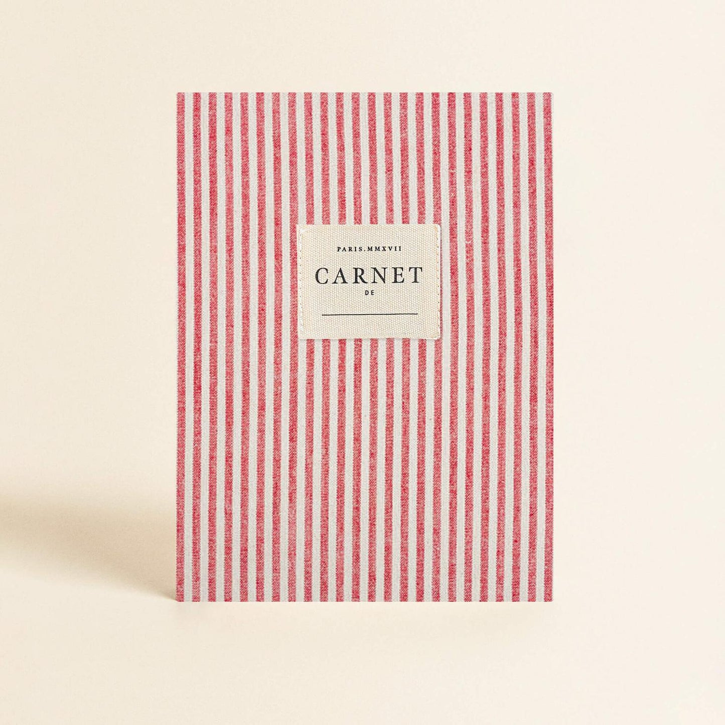 Carnet en Tissu Beau Rivage - Voile Rouge - Innocence