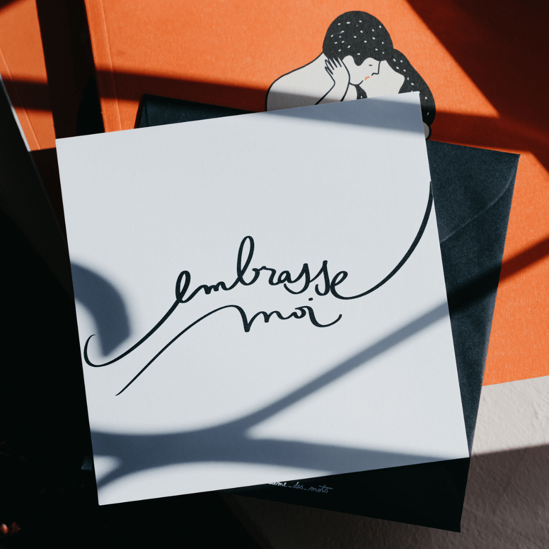 Carte Mantra Embrasse Moi - GreenMa