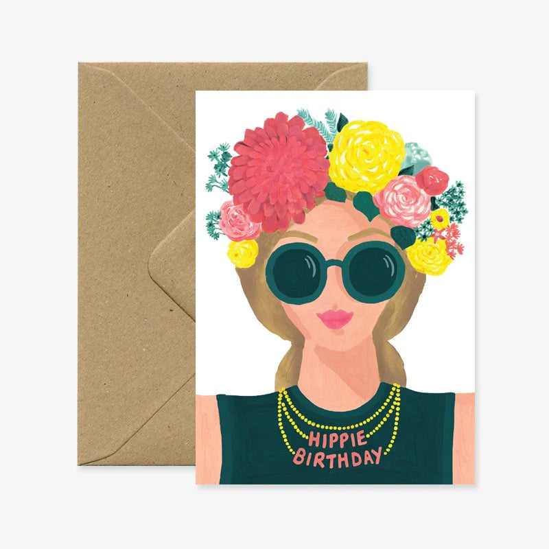 Carte Hippie Birthday - All The Ways To Say